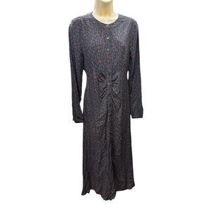 Faherty Emmalyn Floral Ling Sleeve Dress NWT Size Small
